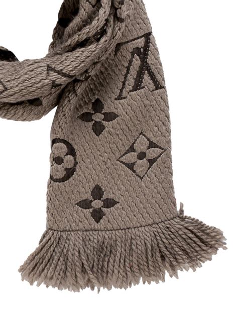 louis vuitton logomania scarf brown|Louis Vuitton logomania scarf beige.